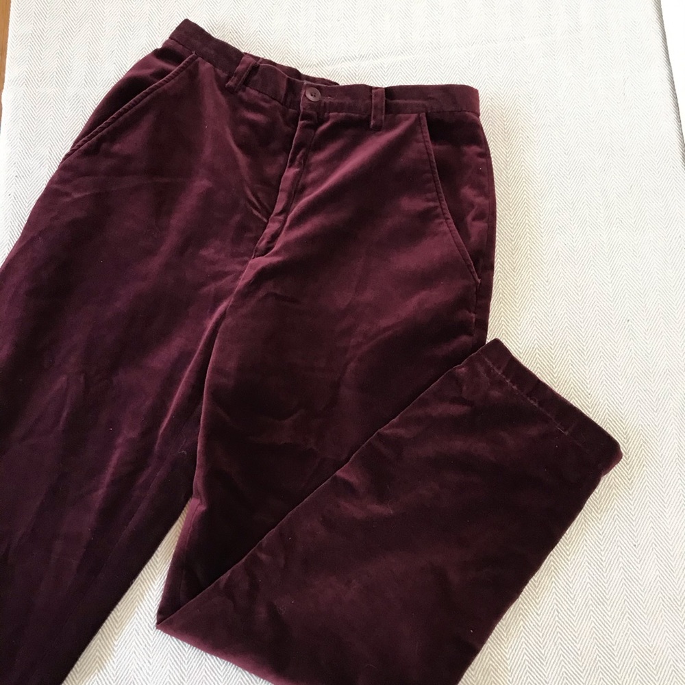 Banana Republic velvet pants size 10